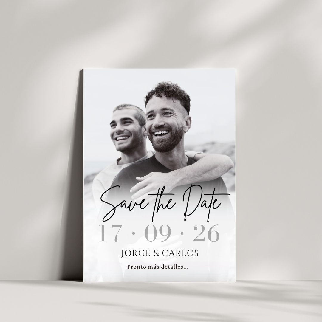 blackwhite Save The Date